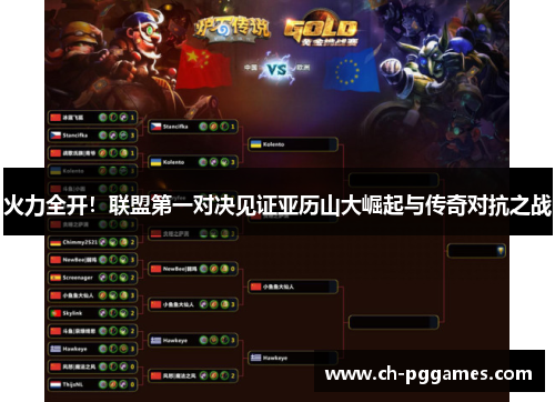 火力全开！联盟第一对决见证亚历山大崛起与传奇对抗之战